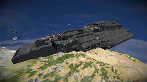 Space Engineers Fen Elite Dangerous Corvette V Blueprint Ship