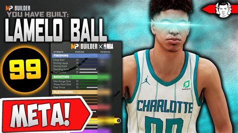 DEMIGOD LAMELO BALL BUILD WILL BREAK NBA 2K21 NEXT GEN BEST GUARD