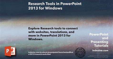 Research Tools In Powerpoint For Windows