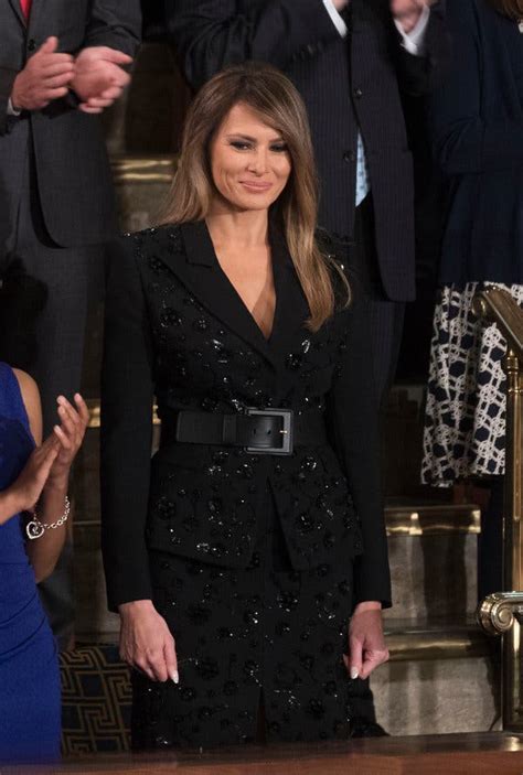 Melania Trump Wears Black To The President’s Speech And Twitter Reacts The New York Times