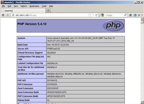 Using Php Fpm With Apache Mod Proxy Fcgi Module On Fedora