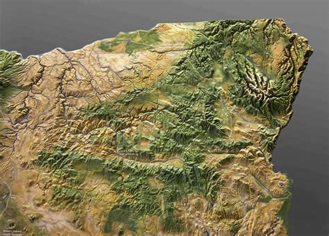 Terrain Model Raised Relief Maps Rauda Scale Models