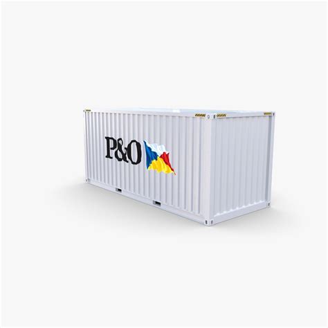 Ft Shipping Container Po Nedlloyd V D Model Cgtrader