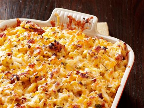 macaroni  cheese carbonara recipe bobby flay food network