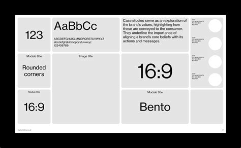 Bento Style Brand Presentation Grid System For Indesign Behance