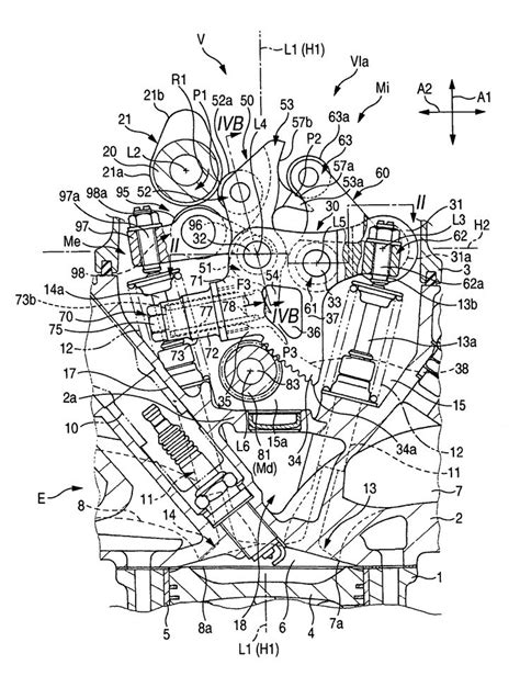 Valve Train Of Internal Combustion Engine Schematic Motorcycle