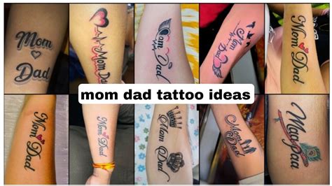 Mom Dad Tattoo Designs Ideas New Mom Dad Tattoo Designs HD Video