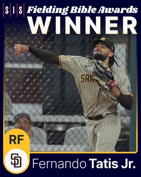 [SIS_Baseball] Fernando Tatis Jr. wins Fielding Bible Award : r/Padres