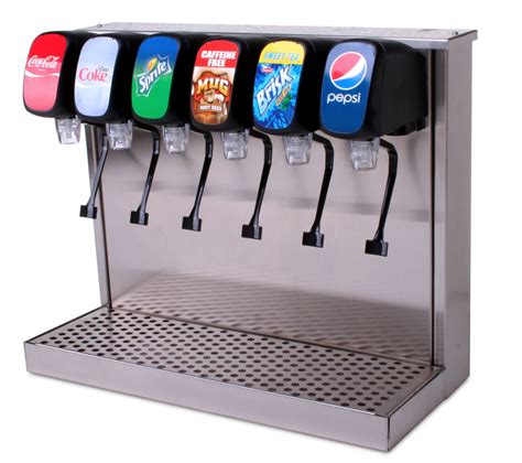 6 Flavor Tower Soda Fountain System W Remote Chiller L3600