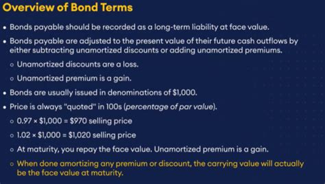 Becker CPA FAR Exam F4 M4 Bonds Part 1 Overview Of Bond Terms