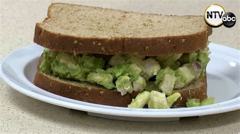 Quick Bites Avocado Chicken Salad Sandwich Youtube