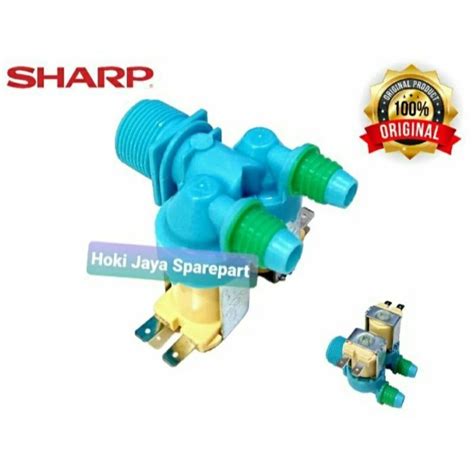 Jual Selenoid Valve Water Inlet Mesin Cuci Sharp 2 Way Front Loading