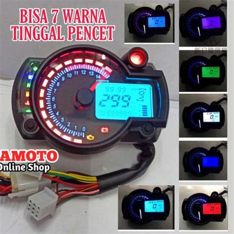 Jual Spidometer Rpm Digital Model Koso Rx N Spido Takometer Speedometer