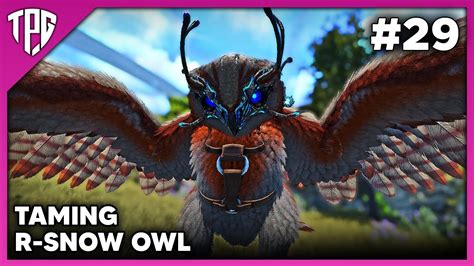 Ark Survival Evolved Tamil Gameplay Taming R Snow Owl Ark Genesis 2