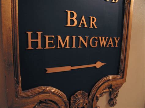 Bar Hemingway Hotel Ritz - Stew Ross Discovers