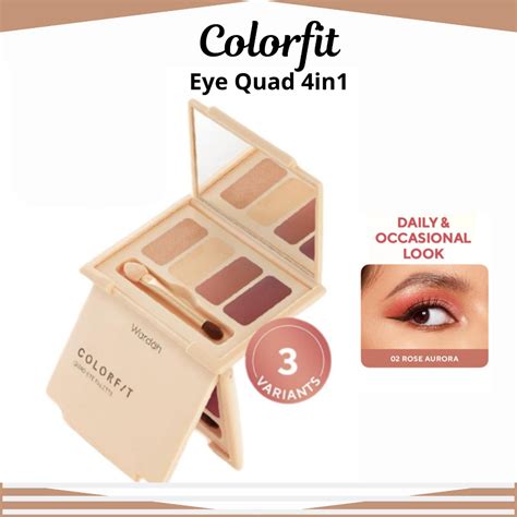 Jual Wardah Colorfit Quad Eye Palette Eyeshadow In Shopee Indonesia