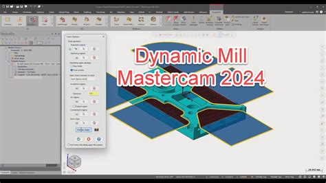 Dynamic Mill Mastercam 2024 Youtube