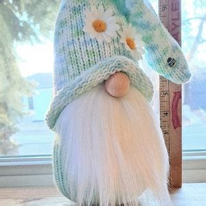 Spring Summer Slouchy Hat Plush Soft Gnome Spring Wreath Attachment