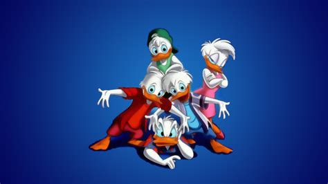 Download Daisy Duck Huey Duck Louie Duck Dewey Duck Donald Duck Tv Show Quack Pack Image