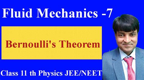 Bernoulli S Theorem Class 11 Bernoulli S Equation Derivation Of