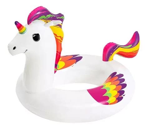 Inflable Flotador Salvavidas Unicornio Para Niños Meses sin intereses