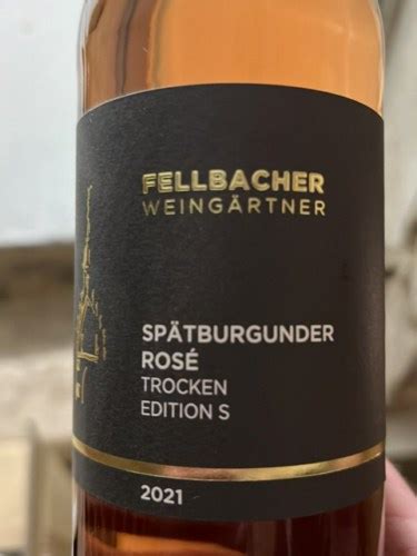 Fellbacher Weingärtner Spätburgunder Rosé Edition S Trocken Vivino