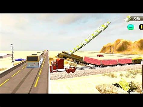 Train Jump Train Stunt Train Simulator Crashes Train Crash Video