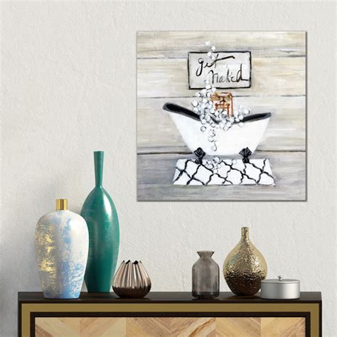 Lark Manor Get Naked by Sally Swatland Gallery Wrapped Canvas Giclée on Canvas Wayfair co uk