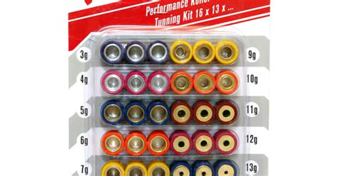 Prima Variator Roller Weight Tuning Kit 16x13 DIO GET QMB