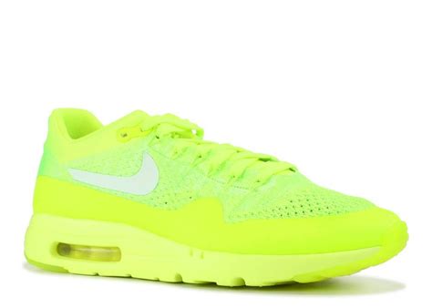 Nike Air Max 1 Ultra Flyknit Volt White Green Electric 843384 701 Air Max 1 Ultra Flyknit