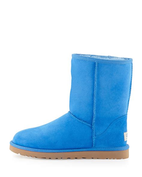 Ugg Classic Short Boot In Blue Lyst