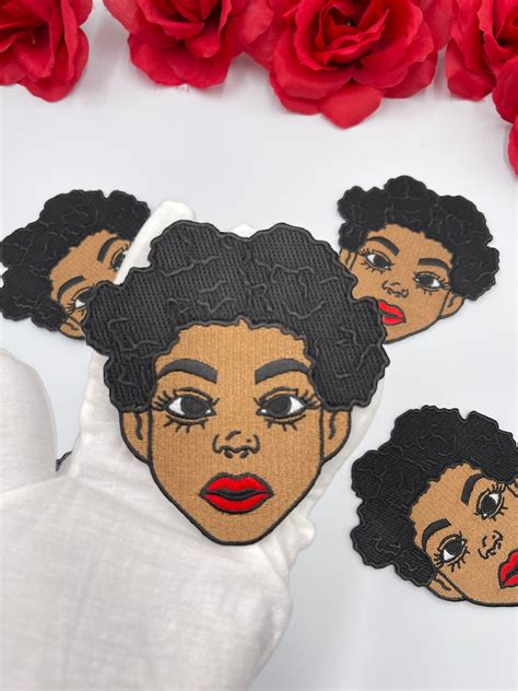 Black History Sale 4 14u201d Black Girl Patch Afrocentric Patch Black