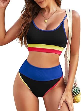 Amazon Herseas 2 Piece High Waisted Bikini Set For Women Cute