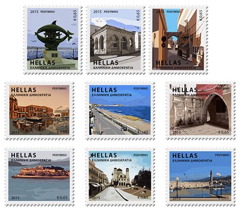 Rethymno Postcards And Stamps On Behance
