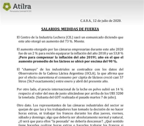 Dictaron Conciliación Obligatoria y ATILRA levantó el paro por 15 días