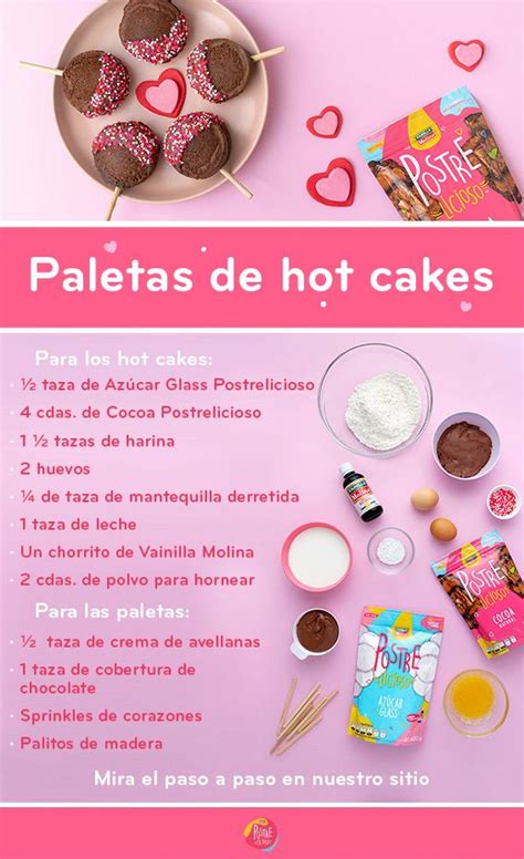 Convierte esta receta de hot cakes de chocolate súper fácil de preparar