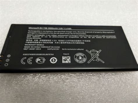 Pcs New Battery For Nokia Lumia Rm Rm Rm Rm Bv T B