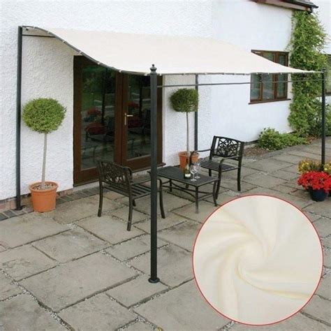 Luckything Waterproof Roof Tarpaulin For Leaning Gazebo Replacement Roof Tarpaulin For Attached