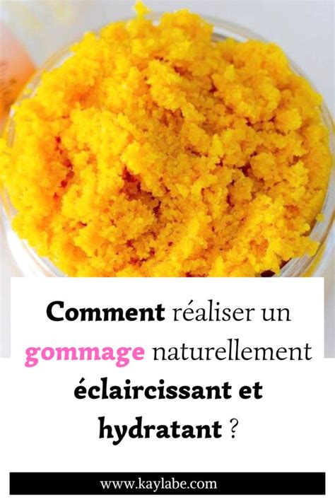 Préparez chez vous ce gommage curcuma citron naturellement