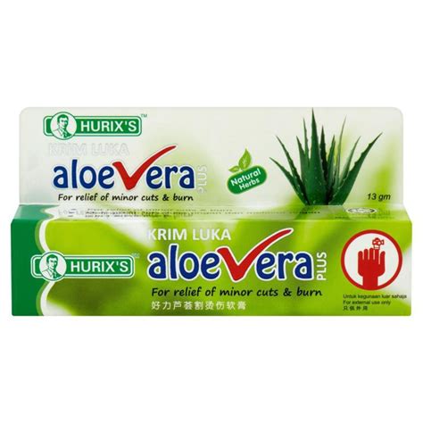 Hurixs Krim Luka Aloe Vera Plus 13g Shopee Malaysia