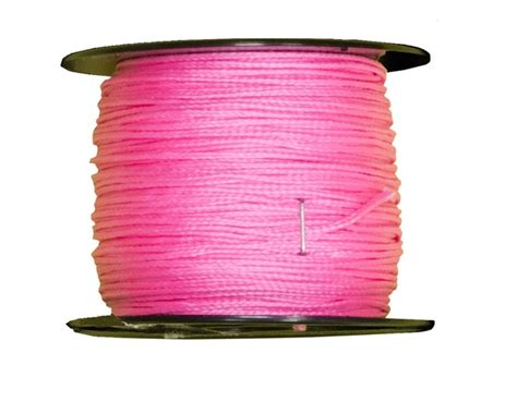 Tresse en polypropylène fluo ø 1 5 mm 100 m Loxam