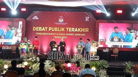 Debat Terakhir Pilkada Jombang 2024 Seperti Ini Adu Gagasan Masing