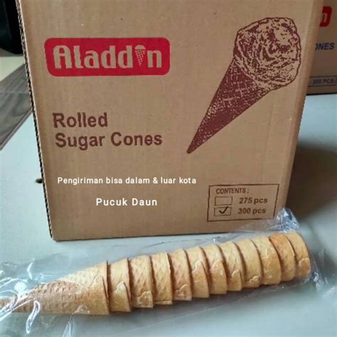 Jual Premium Rolled Cone Aladdin 1 Karton Isi 300pcs Shopee Indonesia