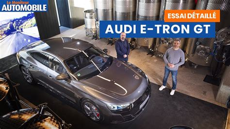 Essai Détaillé Audi E Tron GT Le Moniteur Automobile YouTube