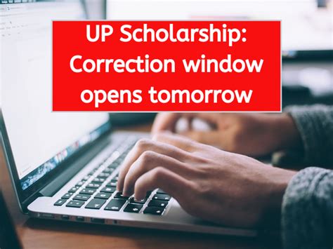 Up Scholarship Correction Date 2019 20 Online Form Status Check On