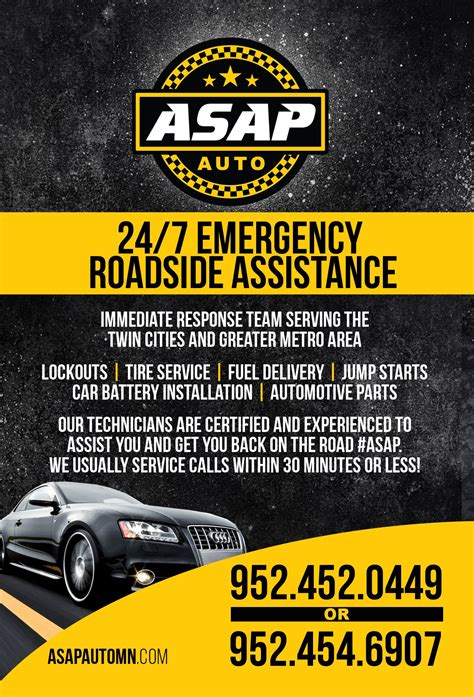 Pin by ASAP AUTO of MN on Roadside Assistance | Roadside assistance ...