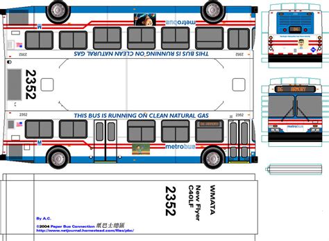 Wmata Paper Bus By Robbieraeful On Deviantart