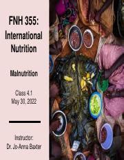 Understanding Malnutrition Types Impact And Treatment Course Hero