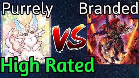 Purrely Vs Branded Despia High Rated Db Yu Gi Oh Youtube