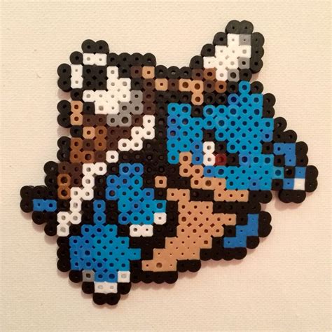 Blastoise Perler Kandi Perler Pokemon Blastoise Rave Pokemon